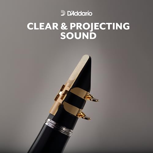 D’Addario Woodwinds - Rico Bb Clarinet Reeds - Reeds for Bb Clarinet - Crafted for Beginners, Students, Educators - Strength 2.5, 10-pack