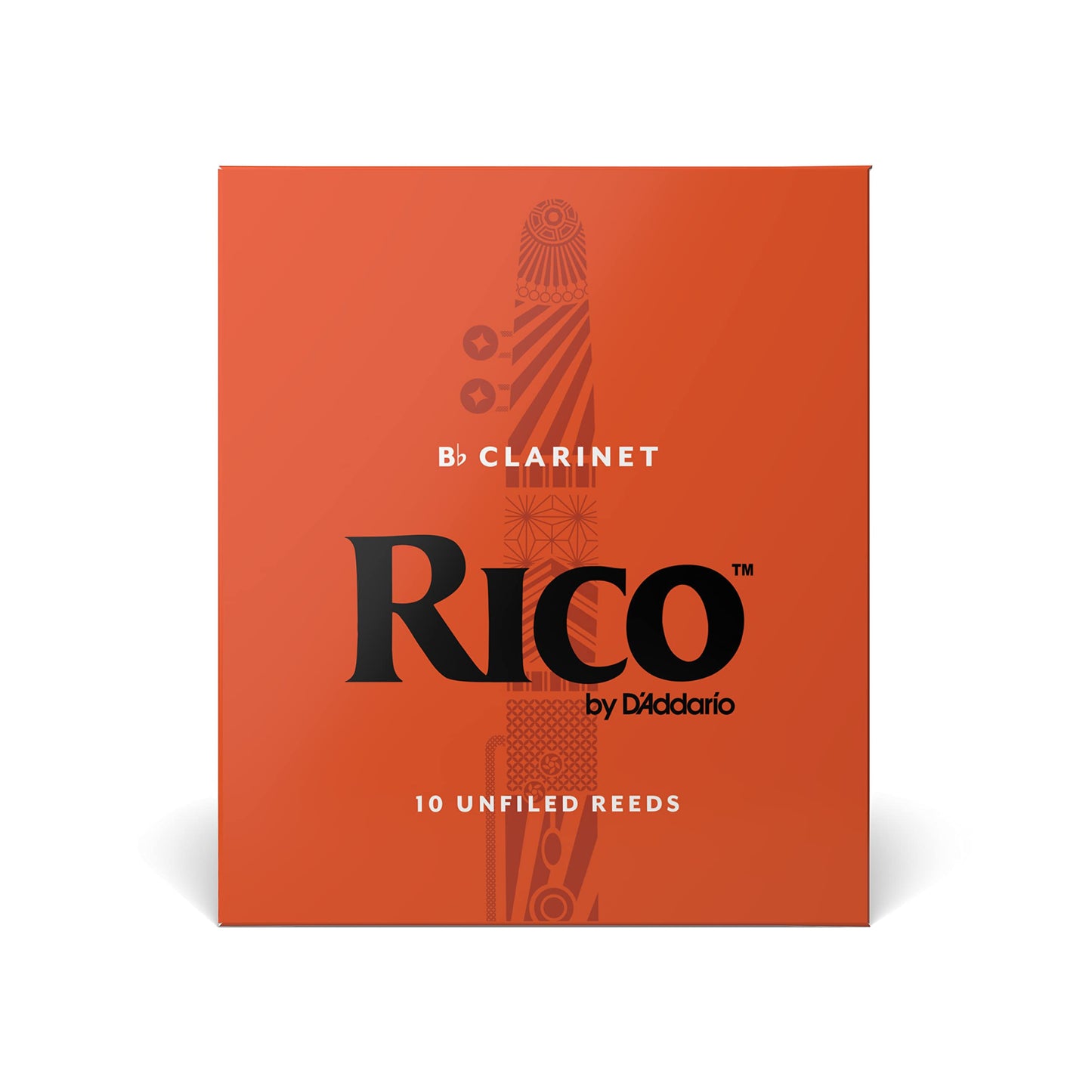 D’Addario Woodwinds - Rico Bb Clarinet Reeds - Reeds for Bb Clarinet - Crafted for Beginners, Students, Educators - Strength 2.5, 10-pack