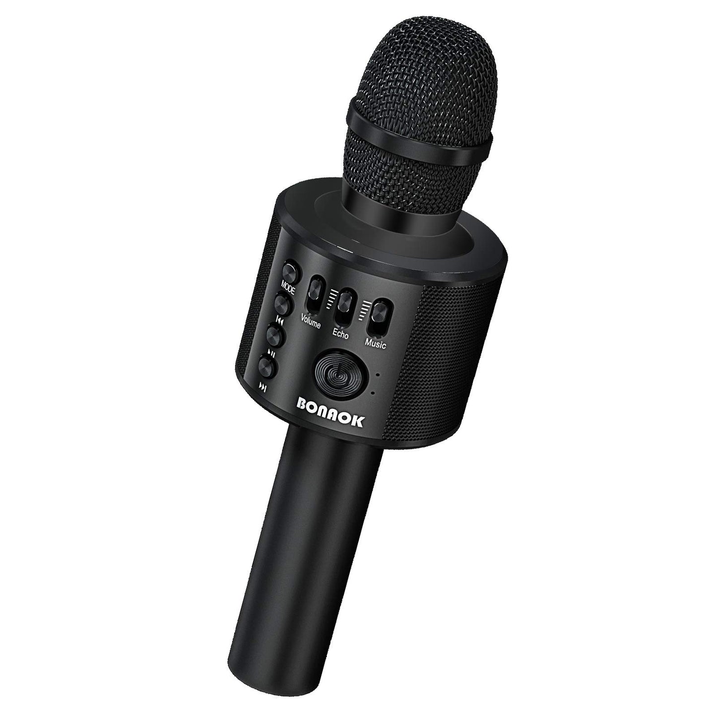 BONAOK Wireless Bluetooth Karaoke Microphone, 3-in-1 Portable Handheld Mic Speaker for All Smartphones,Gifts for Girls Kids Adults All Age Q37(Rose Gold)