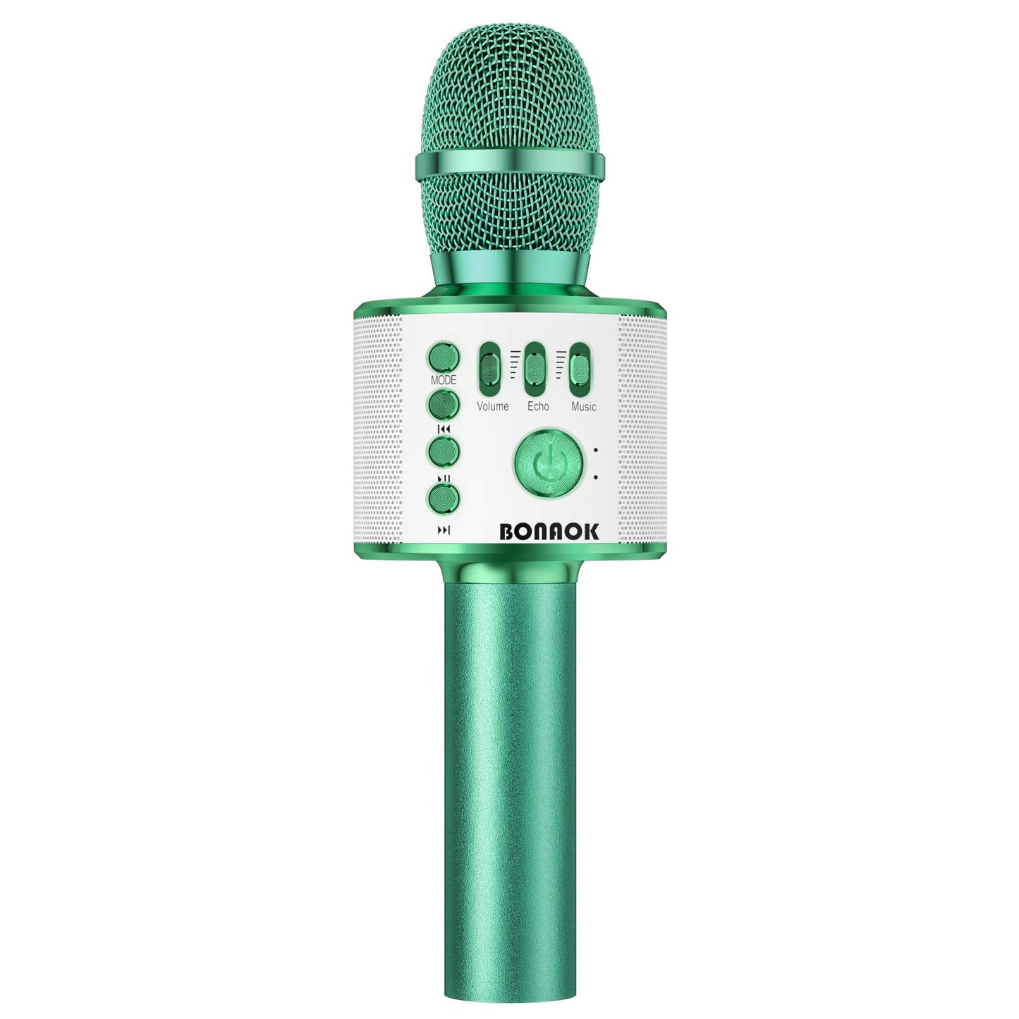BONAOK Wireless Bluetooth Karaoke Microphone, 3-in-1 Portable Handheld Mic Speaker for All Smartphones,Gifts for Girls Kids Adults All Age Q37(Rose Gold)