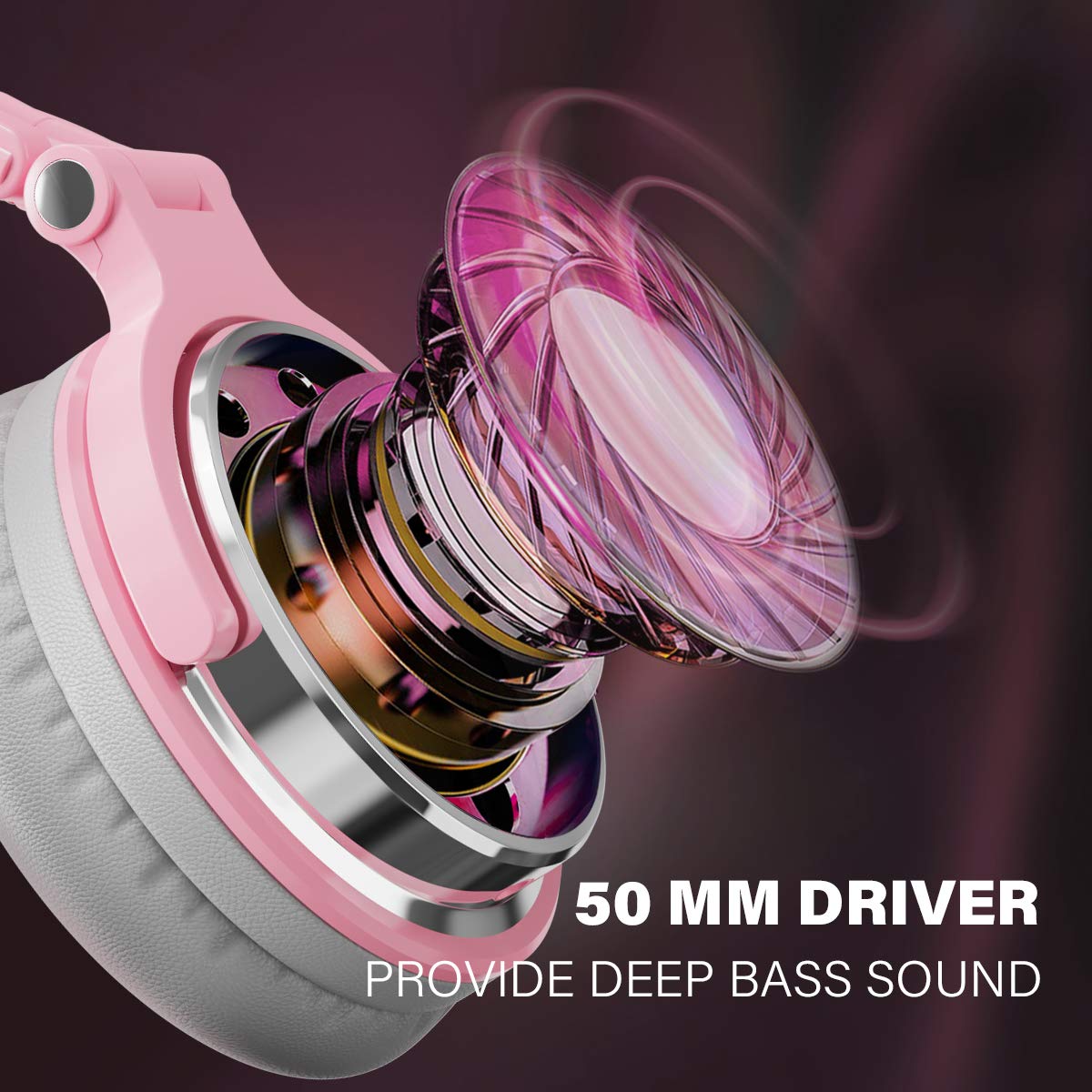 OneOdio Wired Over Ear Headphones Studio Monitor & Mixing DJ Stereo Headsets with 50mm Neodymium Drivers and 1/4 to 3.5mm Jack for AMP Computer Recording Podcast Keyboard Guitar Laptop - Black