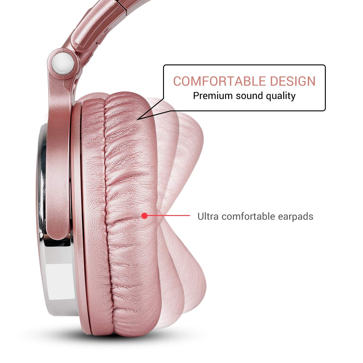 OneOdio Wired Over Ear Headphones Studio Monitor & Mixing DJ Stereo Headsets with 50mm Neodymium Drivers and 1/4 to 3.5mm Jack for AMP Computer Recording Podcast Keyboard Guitar Laptop - Black
