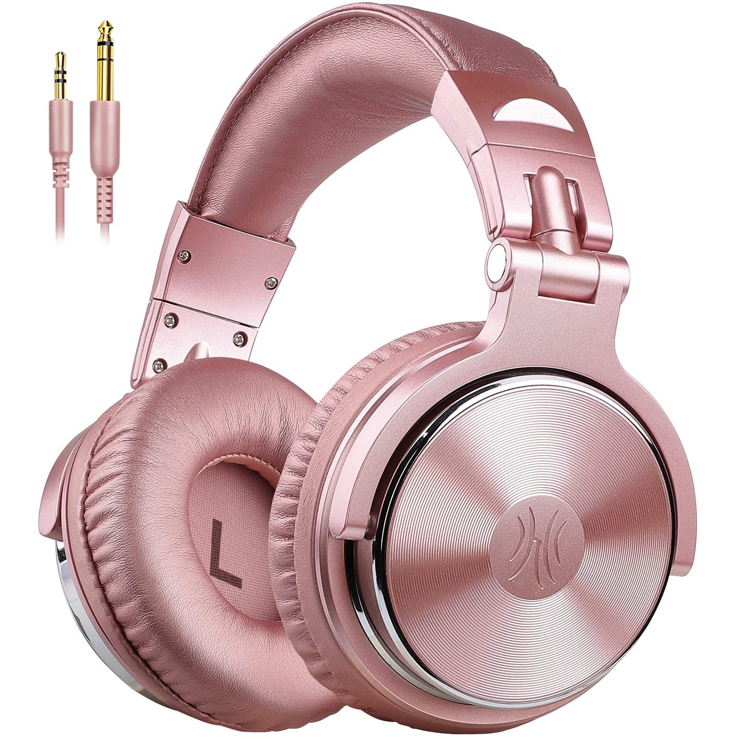 OneOdio Wired Over Ear Headphones Studio Monitor & Mixing DJ Stereo Headsets with 50mm Neodymium Drivers and 1/4 to 3.5mm Jack for AMP Computer Recording Podcast Keyboard Guitar Laptop - Black