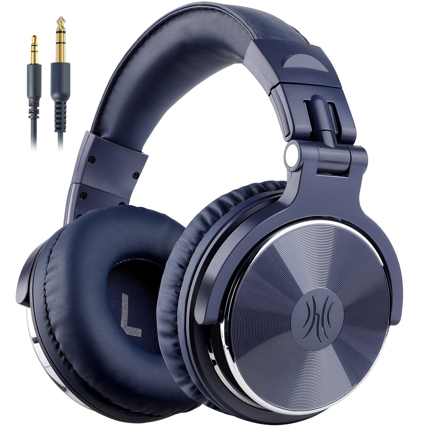 OneOdio Wired Over Ear Headphones Studio Monitor & Mixing DJ Stereo Headsets with 50mm Neodymium Drivers and 1/4 to 3.5mm Jack for AMP Computer Recording Podcast Keyboard Guitar Laptop - Black