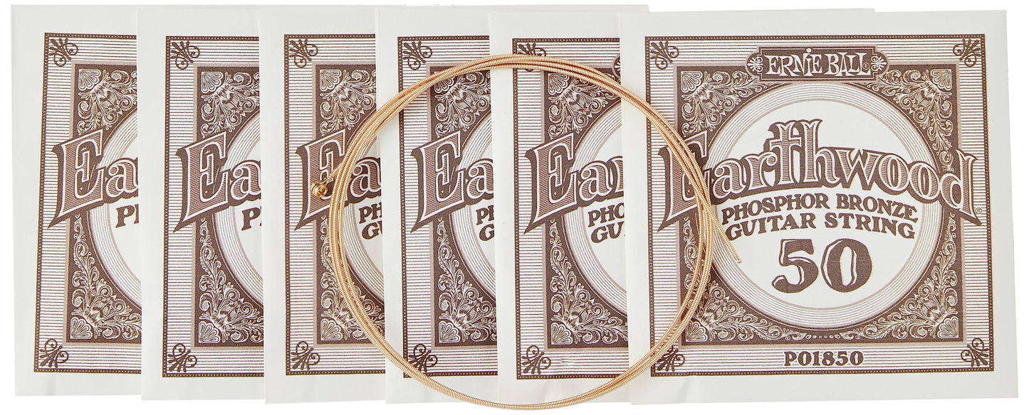 Ernie Ball Earthwood Light Phosphor Bronze Acoustic Guitar Strings, 11-52 Gauge (P02148)