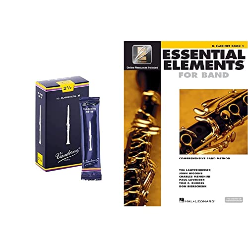 Vandoren CR103 Bb Clarinet Traditional Reeds Strength 3; Box of 10