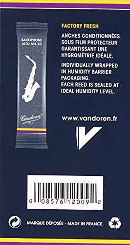 Vandoren SR213 Alto Sax Traditional Reeds Strength 3; Box of 10