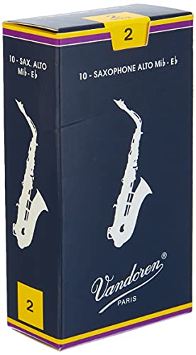 Vandoren SR213 Alto Sax Traditional Reeds Strength 3; Box of 10