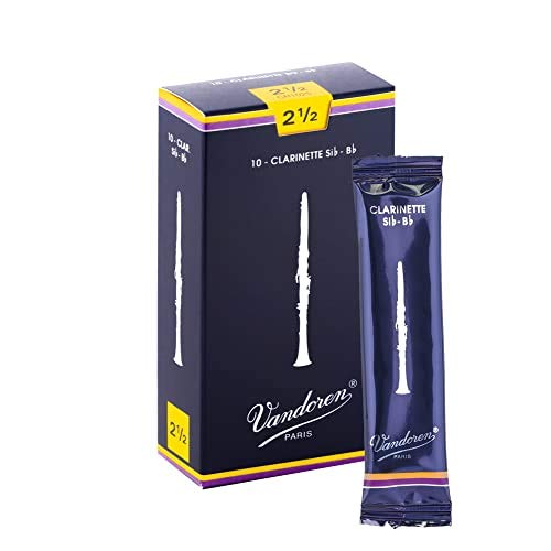 Vandoren CR103 Bb Clarinet Traditional Reeds Strength 3; Box of 10