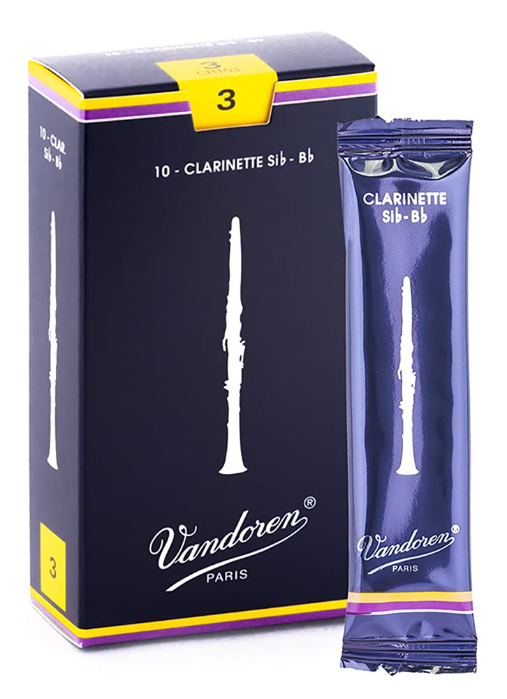 Vandoren SR213 Alto Sax Traditional Reeds Strength 3; Box of 10