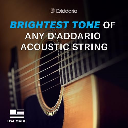 D'Addario Guitar Strings - Acoustic Guitar Strings - 80/20 Bronze - For 6 String Guitar - Deep, Bright, Projecting Tone - EJ11-3D - Light, 12-53 - 3-Pack.