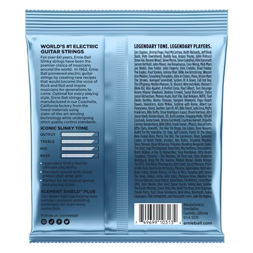 Ernie Ball Regular Slinky Nickel Wound Electric Guitar Strings 3 Pack - 10-46 Gauge