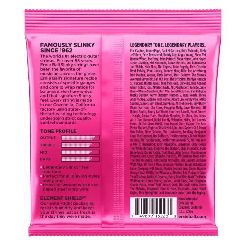 Ernie Ball Regular Slinky Nickel Wound Electric Guitar Strings 3 Pack - 10-46 Gauge