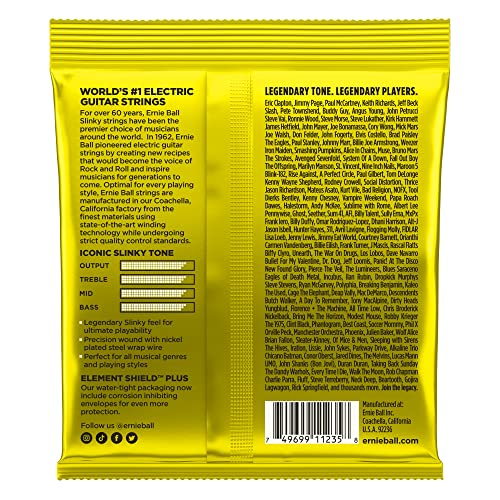 Ernie Ball Regular Slinky Nickel Wound Electric Guitar Strings 3 Pack - 10-46 Gauge