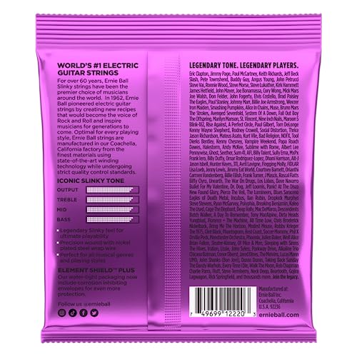 Ernie Ball Regular Slinky Nickel Wound Electric Guitar Strings 3 Pack - 10-46 Gauge