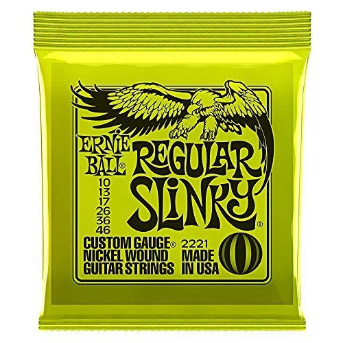 Ernie Ball Regular Slinky Nickel Wound Electric Guitar Strings 3 Pack - 10-46 Gauge