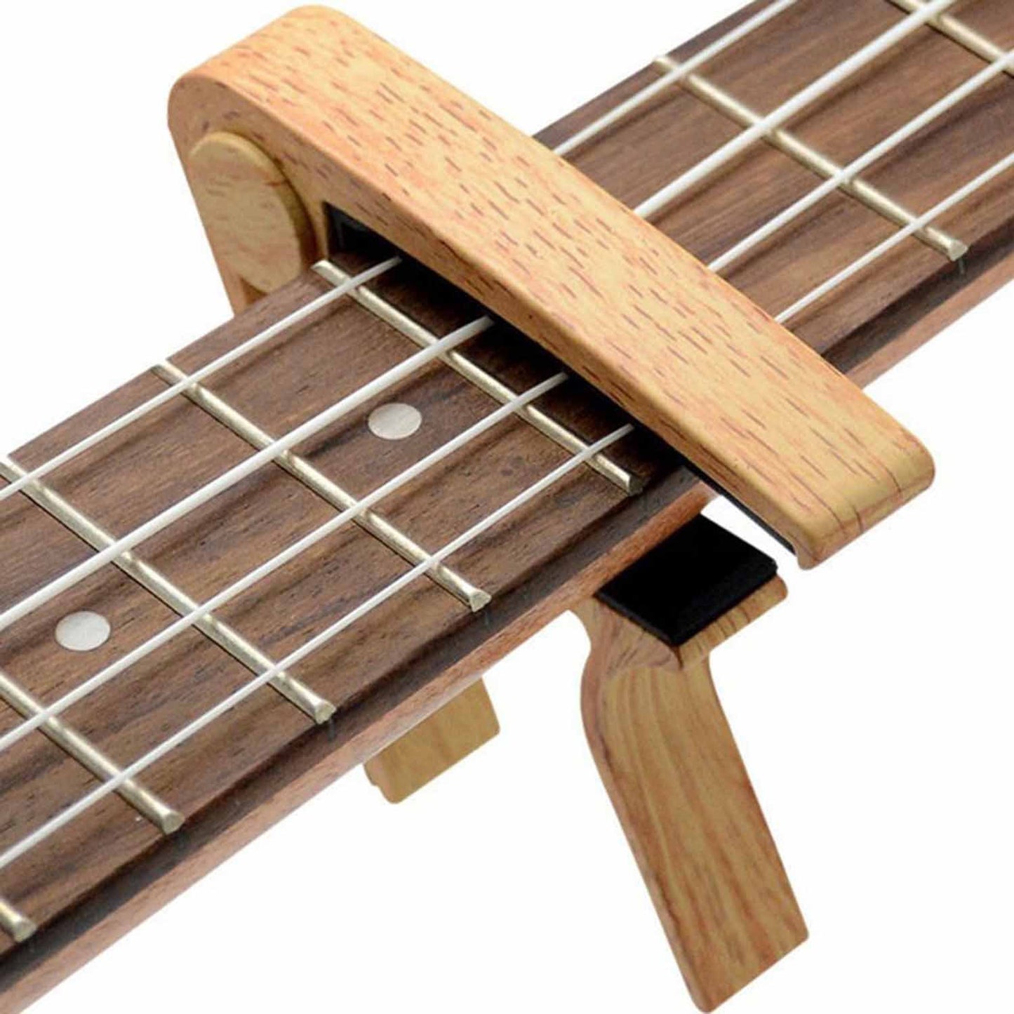 WINGO Guitar Capo for Acoustic and Electric Guitars - Rosewood Color with 5 Picks